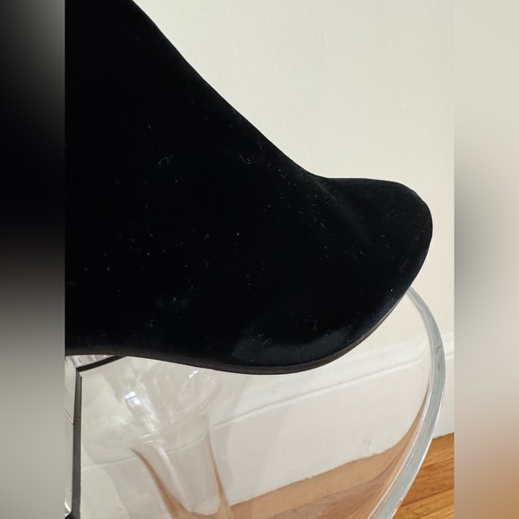 Maison Margiela MM6 Velvet Silver boots black 39 - Picture 10 of 16